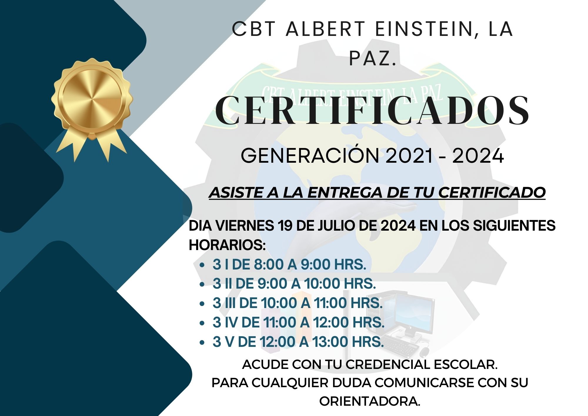 CBT Albert Einstein, la Paz – Excelencia Educativa